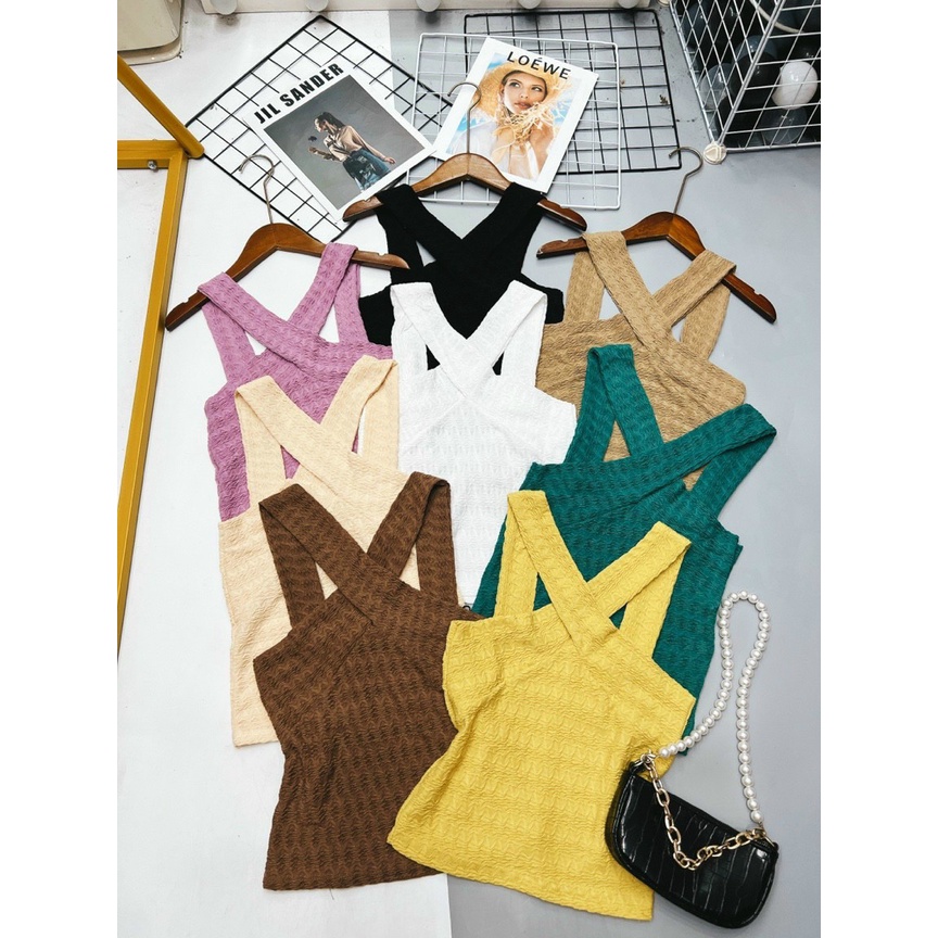 Áo yếm xốp chéo sexy