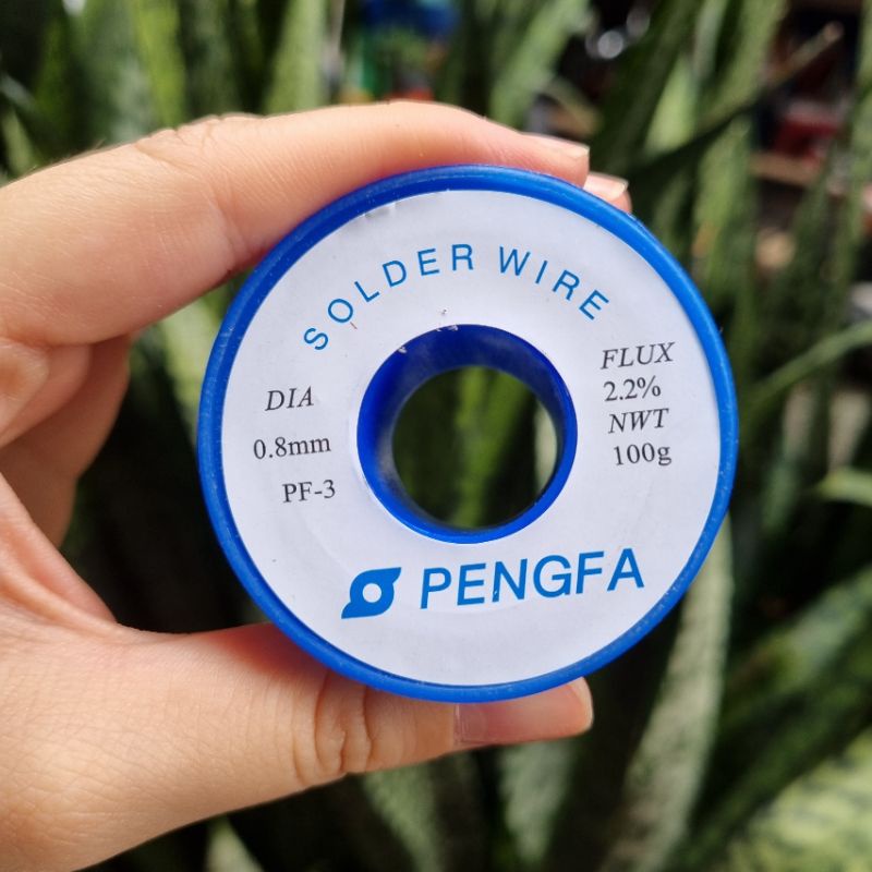 Thiếc Hàn PengFa Loại Tốt 0.6mm Sn63 Pb37 100g