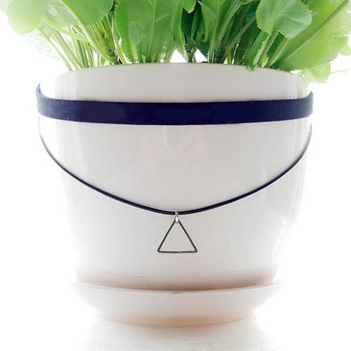 Choker 2 dây hình tam giác thời thượng
