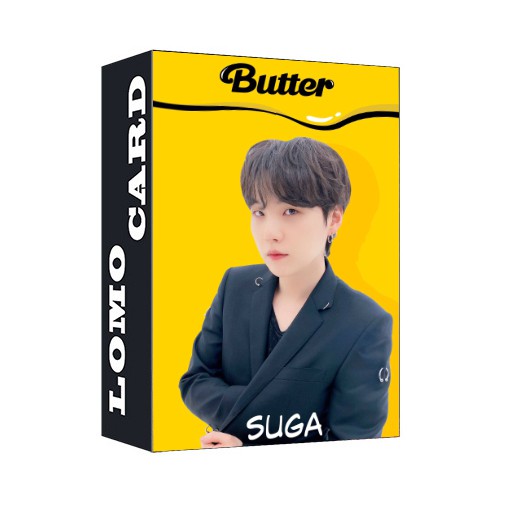 Hộp 30 lomo card BTS butter và thành viên