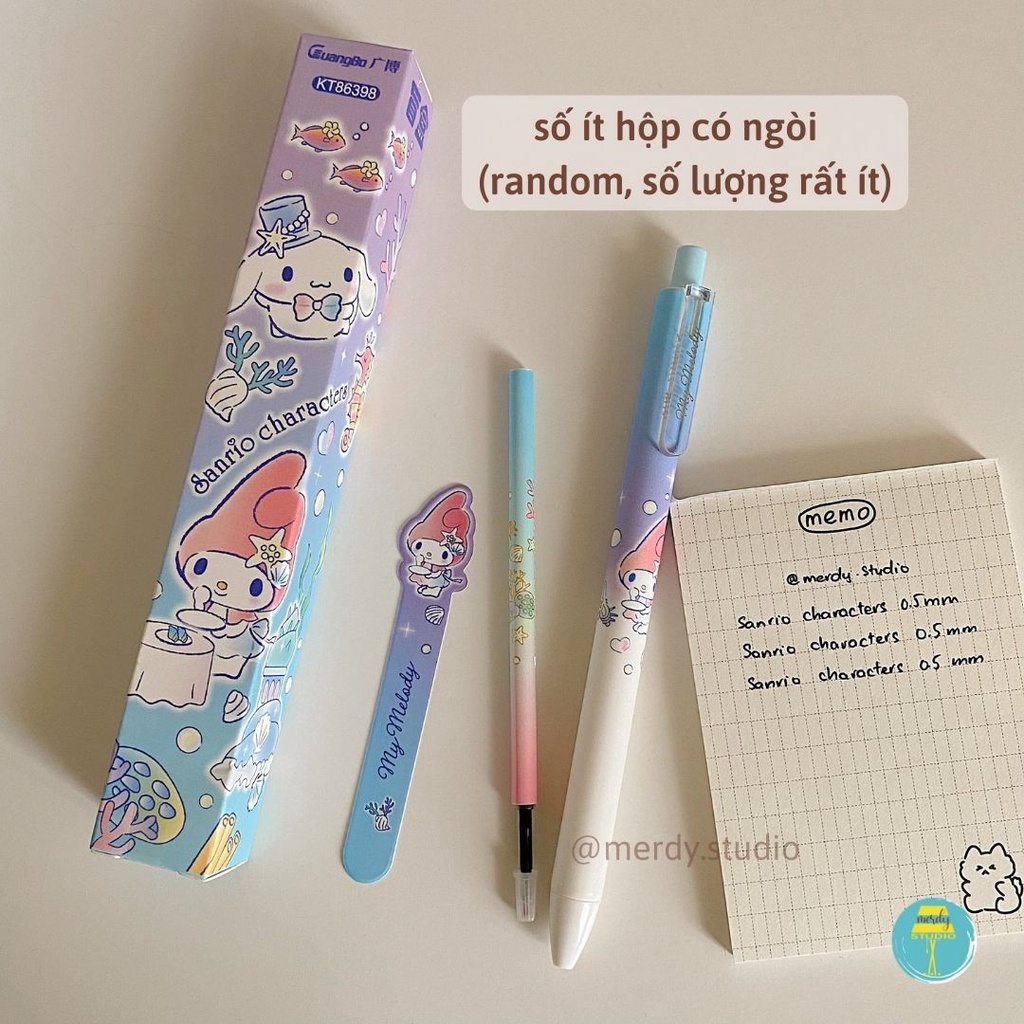 GuangBo Pen Blind Box - bút Sanrio Characters mực đen, ngòi 0.5mm