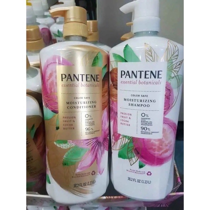 Dầu gội PANTENE Essential Botanicals - Hương Chanh Dây và Chiết Xuất Bơ Cacao 1.13L