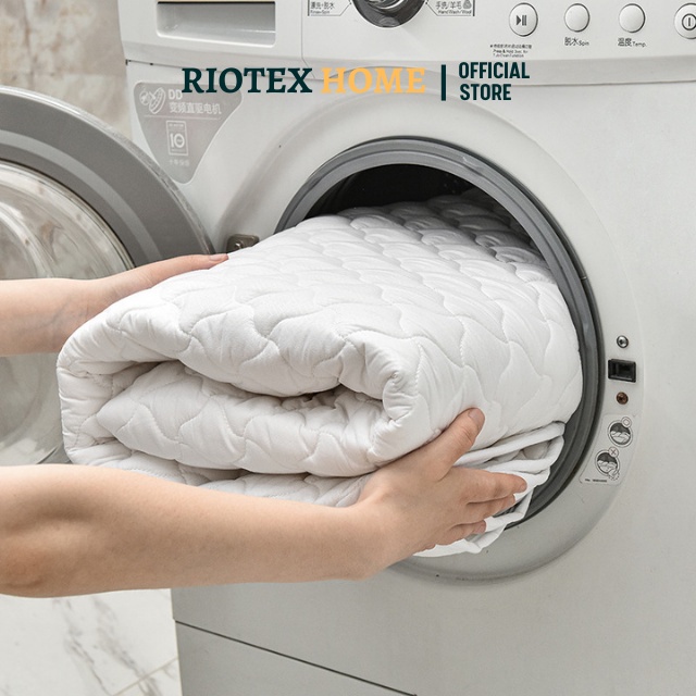 Tấm Lót Bảo Vệ Nệm - Đệm RIOTEX Vải Kate Chần Gòn Dày 7mm - Kích Thước 1m/1m2/1m4/1m6/1m8/2m