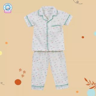 Bộ pyjama tay ngắn bé trai Hello BB (còn màu như ảnh bìa)