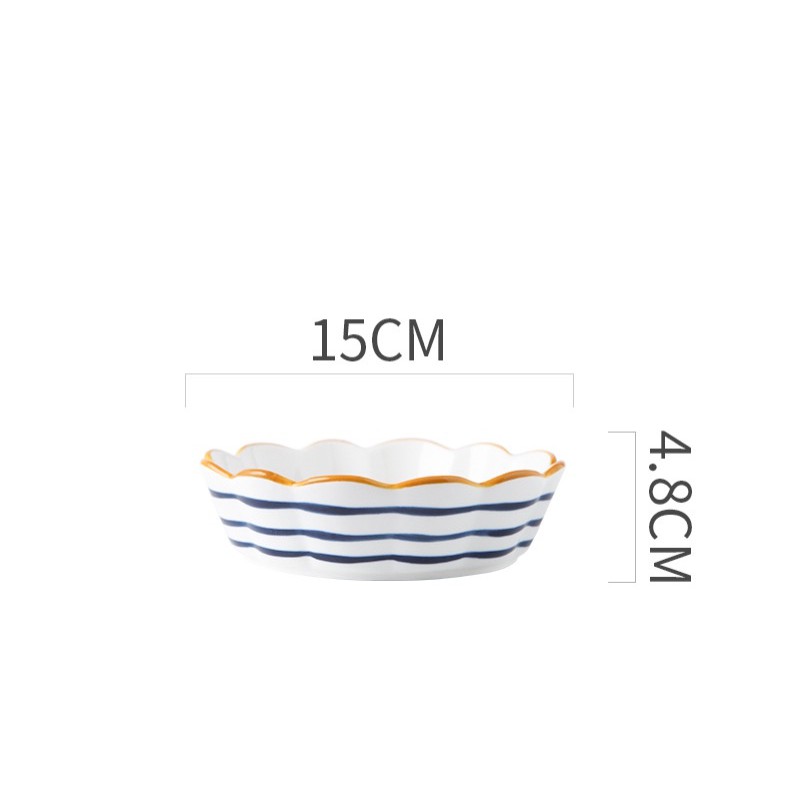 Set Bát Đĩa XOẮN ỐCBát đĩa ăn cơm ăn mì, decor bàn ăn dễ thương