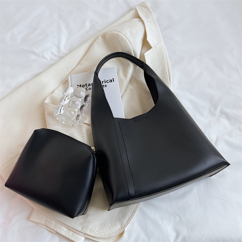 IELGY Túi Đeo Vai Mềm Cỡ Lớn Phong Cách Đơn Giản Cho Nữ