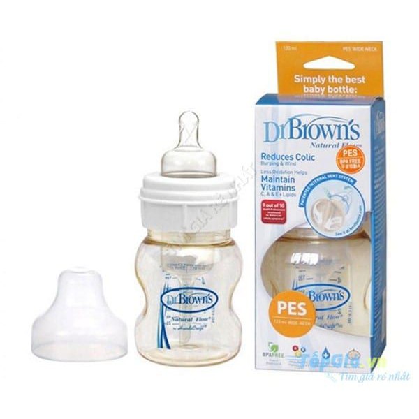 Bình sữa Dr Brown's Option cổ rộng  150ml