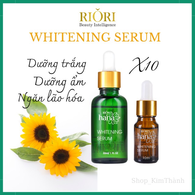 Tinh Chất Dưỡng Da Riori Whitening Serum Chai 10ml - 30ml