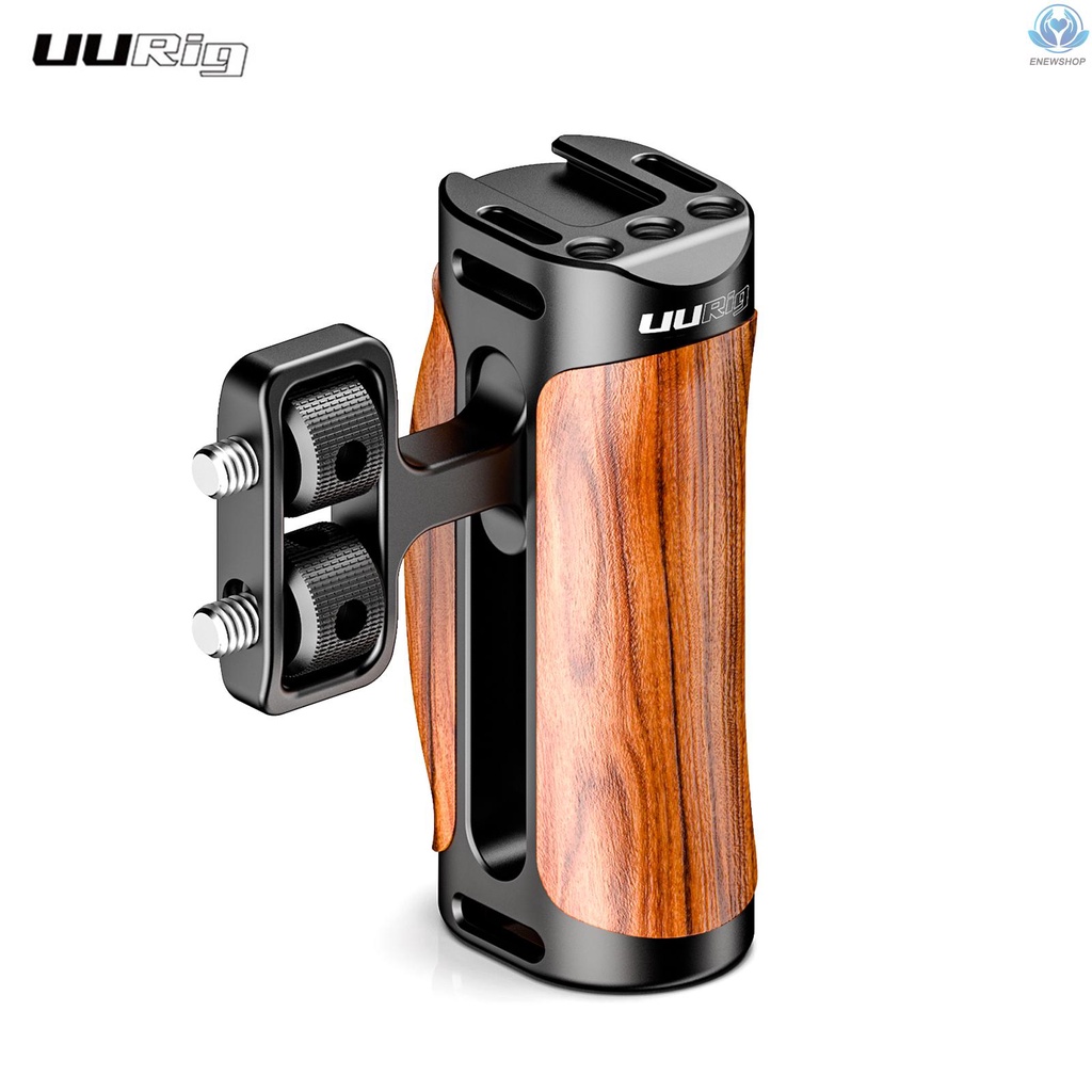 Tay Cầm Máy Ảnh Uurig Bằng Gỗ 1 / 4 Có Lỗ Gắn Dây Đeo Vai | BigBuy360 - bigbuy360.vn