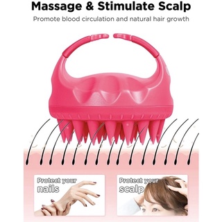 Lược gội đầu silicone heeta shampoo brush hàng us