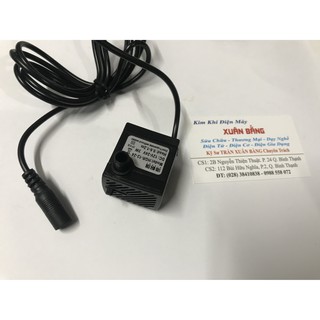 Motor bơm nước DC: 12V - 24V / 0.6 -1.2m / 3W