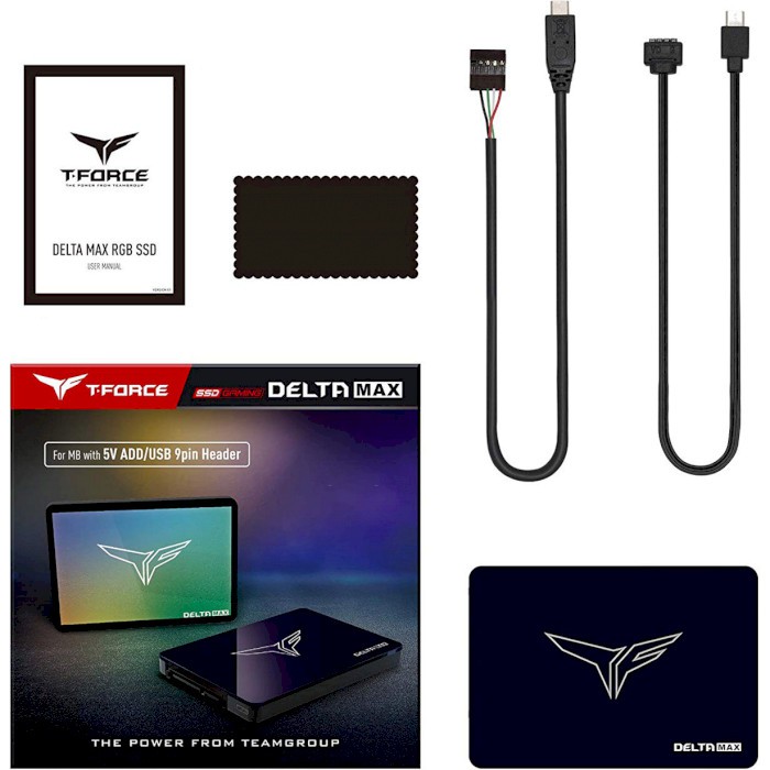 Ổ cứng SSD Team T-FORCE DELTA MAX 2.5" 250GB-500GB-1TB