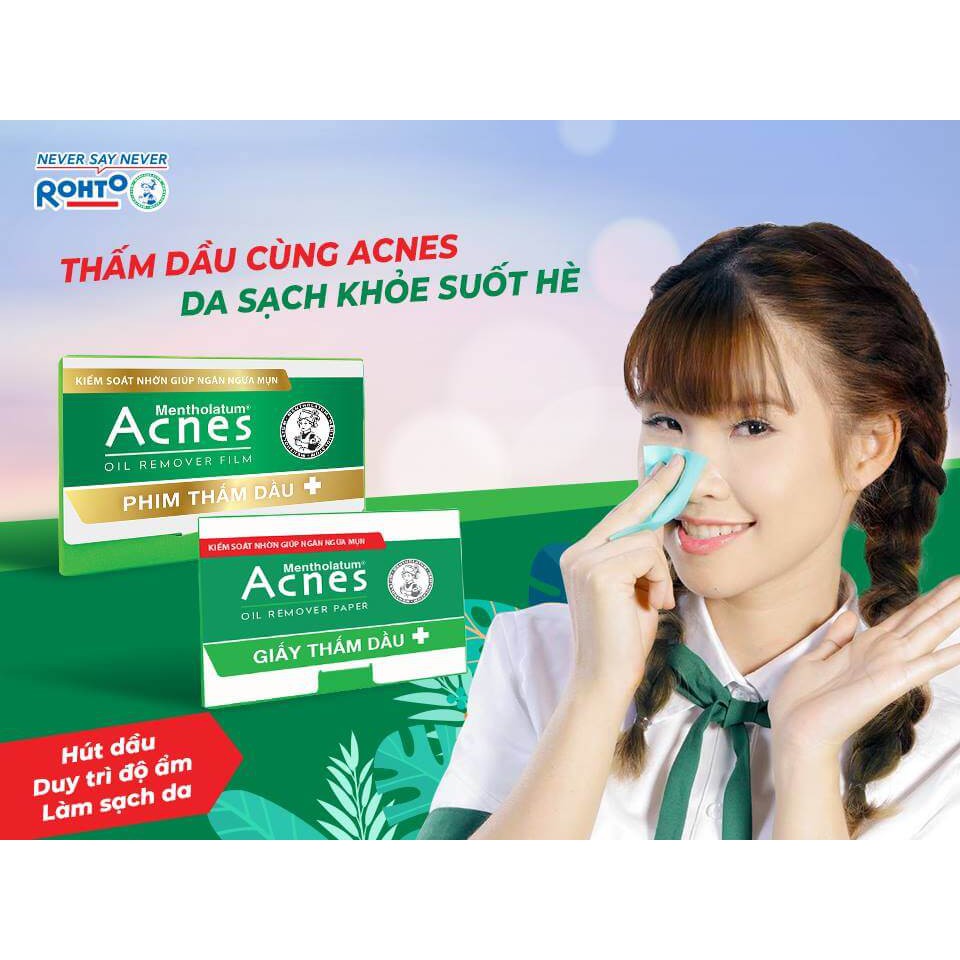 GIẤY THẤM DẦU/ PHIM THẤM DẦU ACNES Oil Remover Paper/Film  - Minpharmacy