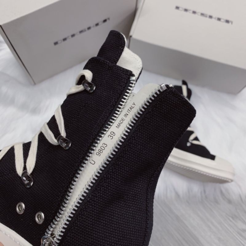 Giày Sneaker cổ cao DRKSHDW MS085034 Canvas Fullbox