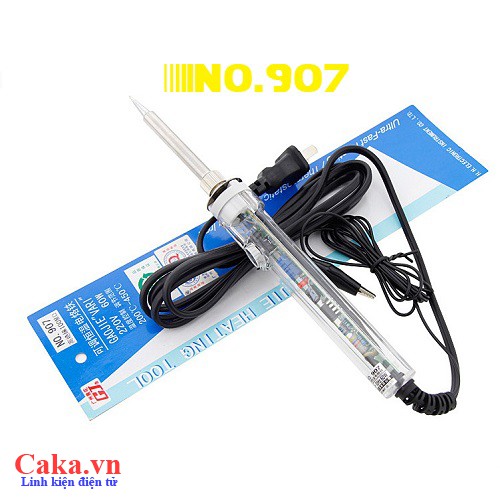 Mỏ hàn thiếc, trạm hàn hakko, tay hàn điều chỉnh nhiệt độ No 907 220v 60W