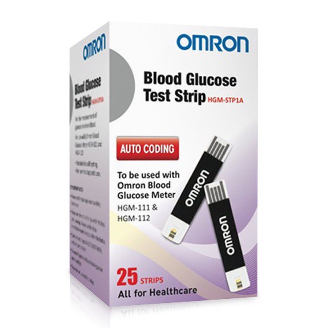 Que thử đường huyết Omron - hộp 25 que