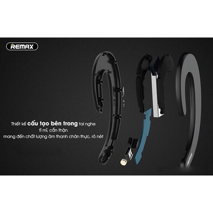Tai nghe Bluetooth dẹt siêu mỏng Remax RB - T20 - Bảo Hành 12 Tháng Giá rẻ nhất shopee