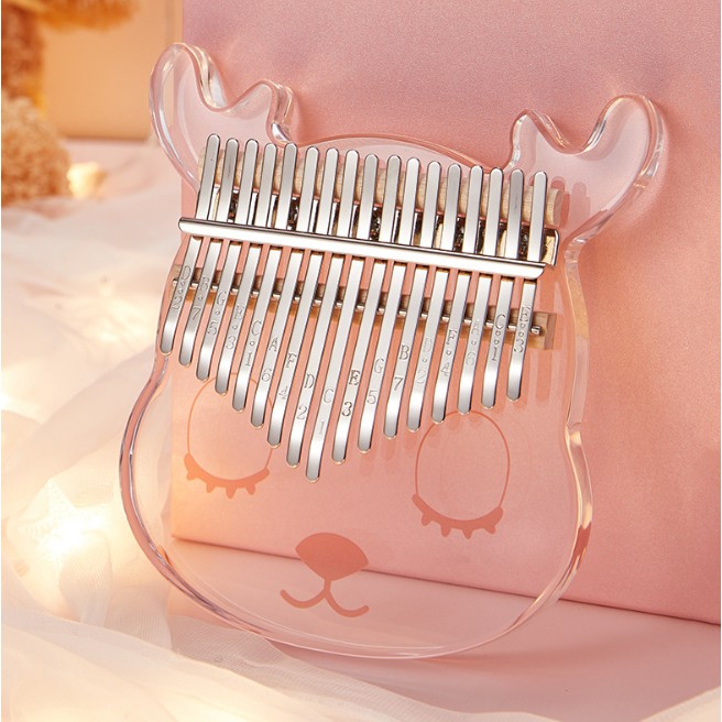 Đàn Kalimba 17 Phím Trong Suốt Chính Hãng - Tặng Full Phụ Kiện - âm sắc rõ ràng, có độ bền cao, dễ dàng sử dụng