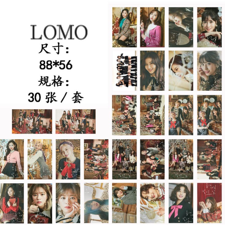 [MUA1 TẶNG1] 20 mẫu lomo card 30 ảnh Twice siêu nét 1080 HD