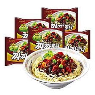 Mỳ trộn Tương đen Samyang gói140gr - Hàn Quốc [ Lẻ 1 Gói ]