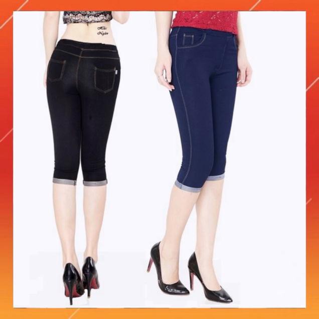 Quần Legging Ngố Giả Bò