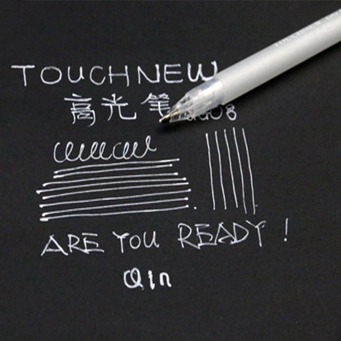Bút Nước Mực Trắng Mịn Ngòi 0.8mm Đa Năng