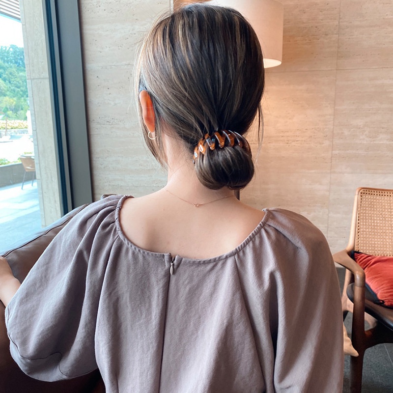 1 Dây Buộc Tóc Dạng Tổ Chim Thời Trang Dành Cho Nữ