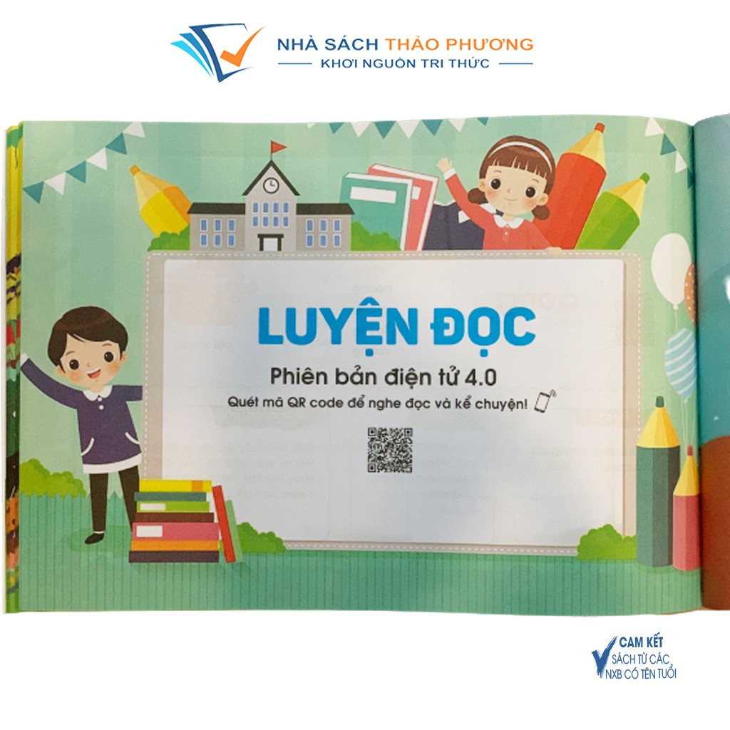 Sách - Tập đánh vần Tiếng Việt theo sơ đồ tư duy phiên bản mới 4.0 (có âm thanh, quét mã QR)