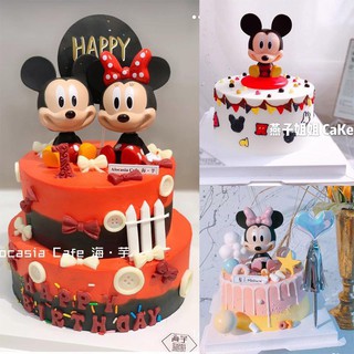 Mickey trang trí bánh kem , bánh sinh nhật dễ thương