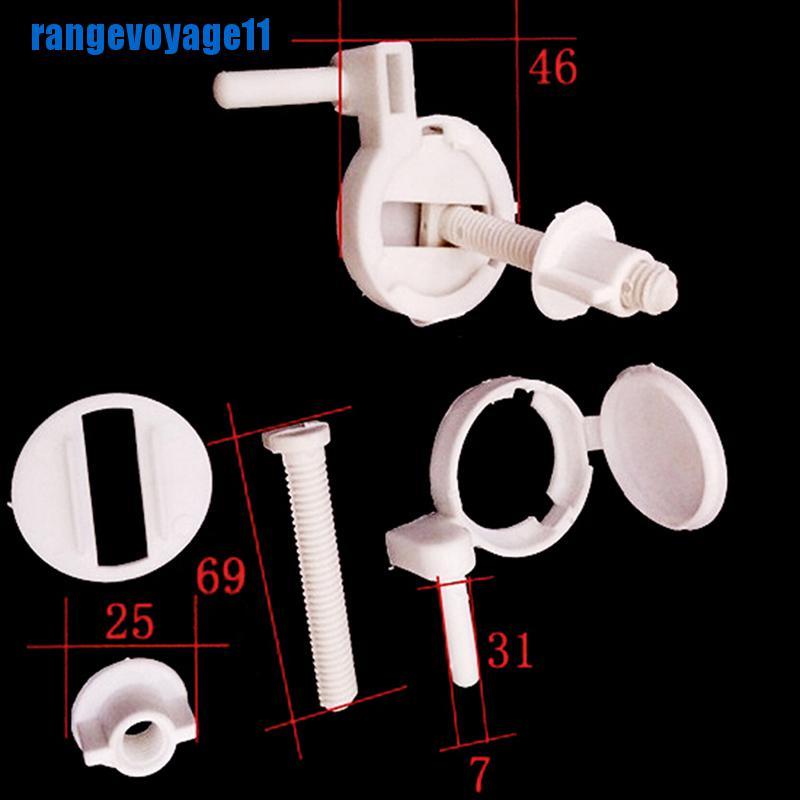 Bộ 1 / 2 Ốc Vít Nhựa Cố Định Bồn Cầu Chuyên Dùng