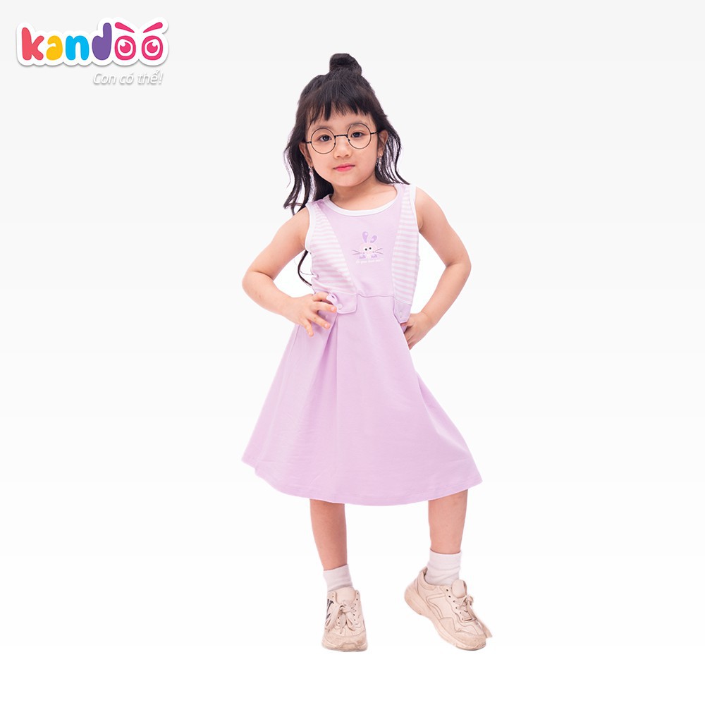 Áo tshirt bé gái DG16DR03 cotton, áo váy