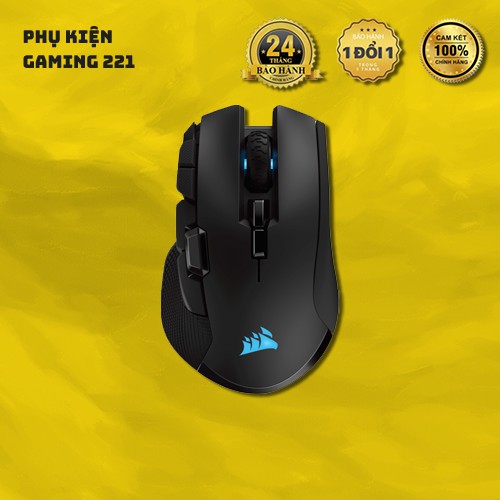 Chuột máy tính chơi game không dây - Corsair Iron Claw RGB Wireless - Hàng Chính Hãng