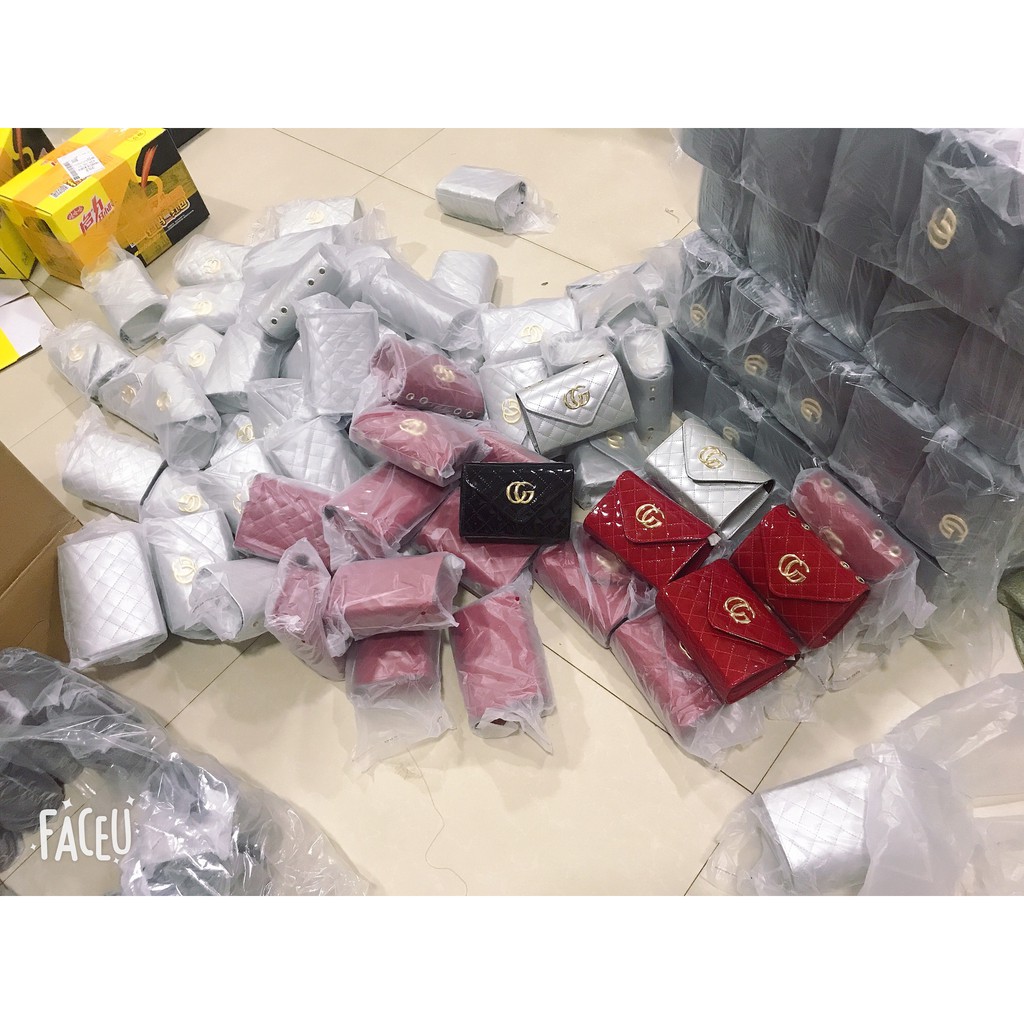 Túi xách nữ túi đeo chéo nữ chất da PU logo CG cực chất T04