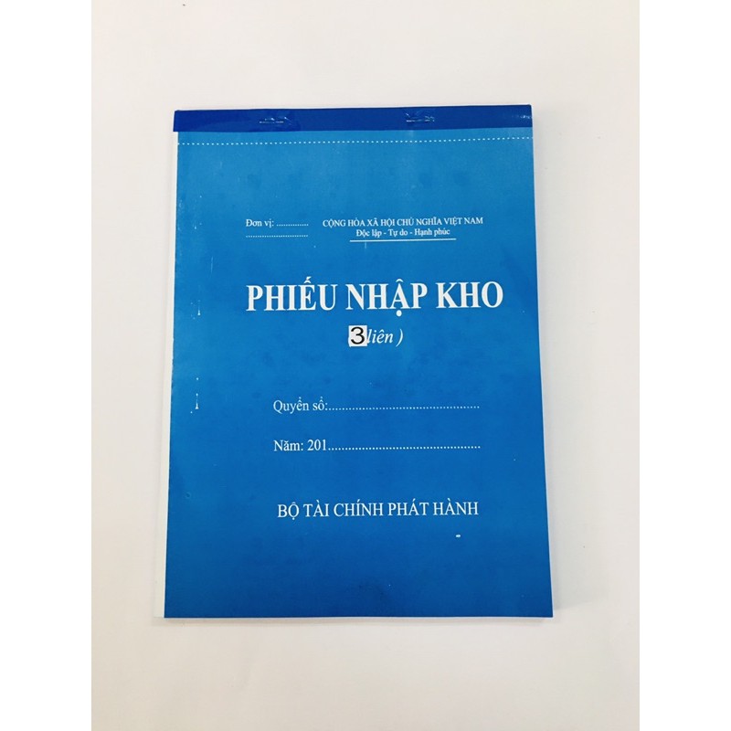 Phiếu xuất / nhập kho 3 liên A4 giấy Cacbon 100 tờ