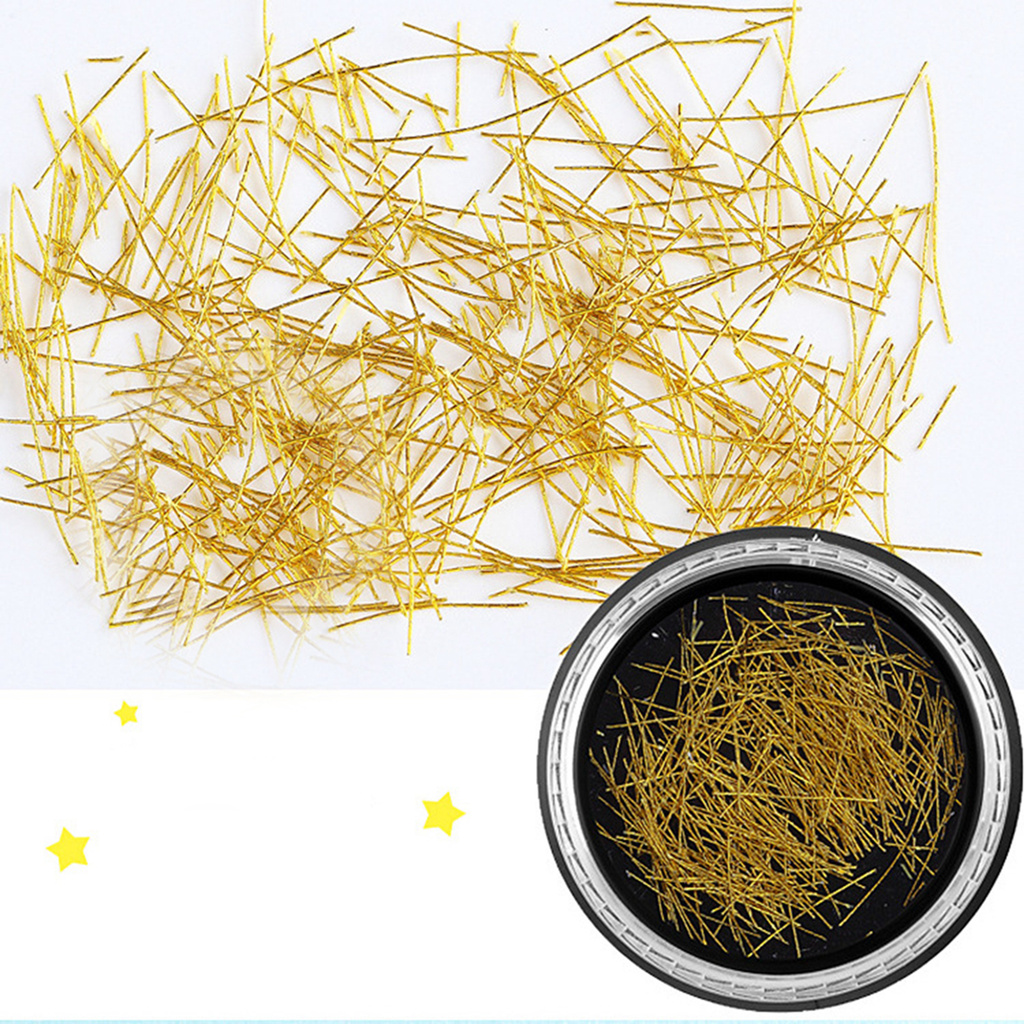 [Hàng mới về] Hộp kim sa trang trí móng tay nghệ thuật xinh xắn thời trang