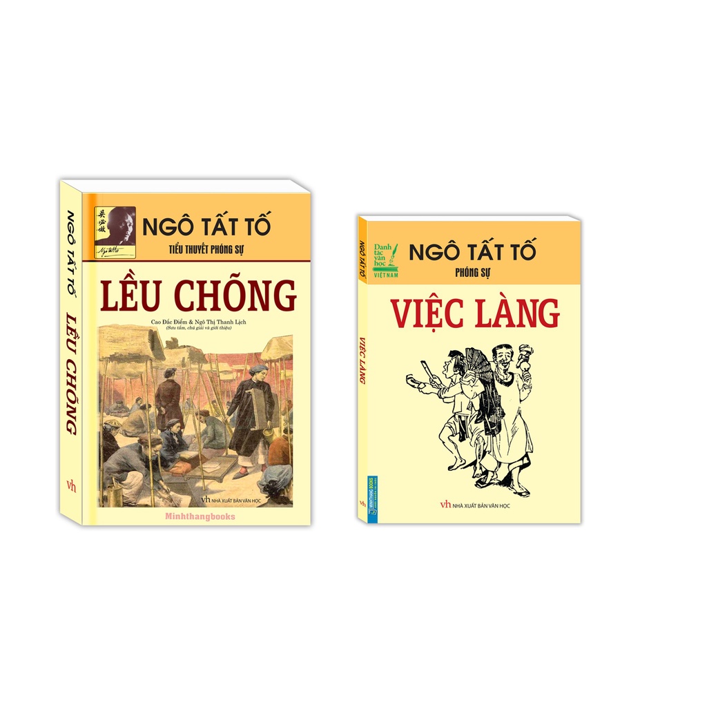 Sách - Combo 2c-Ngô tất tố-Lều chõng + Việc làng