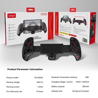 Tay Cầm Chơi Game IPEGA PG-9023S Hỗ Trợ ANDROID/IOS/PC Kết Nối Bluetooth Tương Thích Đa Thiết Bị