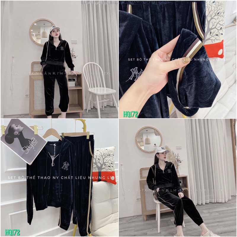 ❤️FREESHIP❤️Bộ nhung mũ siêu đẹp có ảnh và video thật Uy Tín luôn