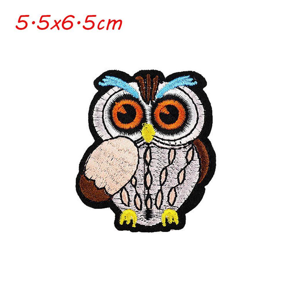 Bộ 5 Miếng Vá (Phong Cách Ngẫu Nhiên) Hình Chim Cú