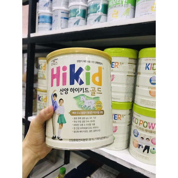 Sữa dê nui hidkid gold 700g