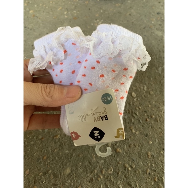 Tất Bi ĐỎ Ren cho bé 0-9 tháng