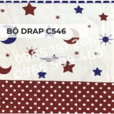 Drap Cotton 100% Thắng Lợi chính hãng Mẫu C546 IN LOGO THẮNG LỢI vệ sinh dễ dàng.