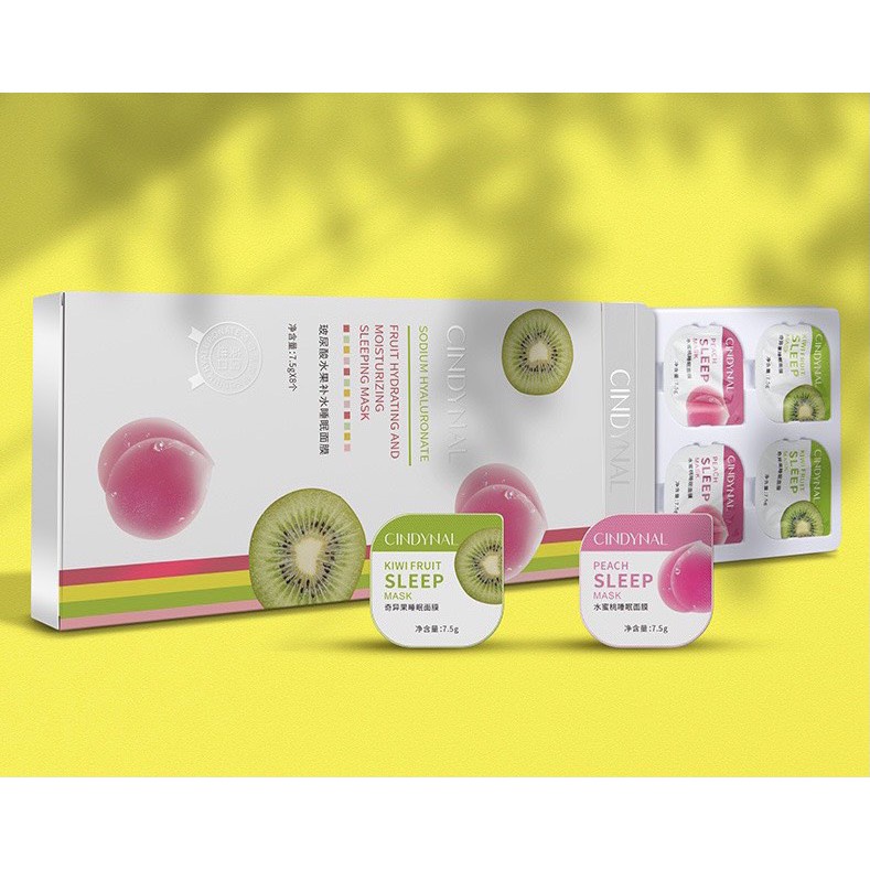 [156][HOT] 1 VIÊN MẶT NẠ NGỦ KIWI ĐÀO DƯỠNG TRẮNG SÁNG CẤP DƯỠNG ẨM