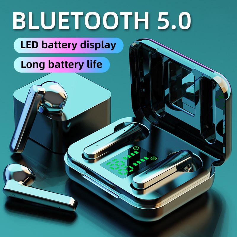 Tai Nghe Bluetooth 5.0 Không Dây TZUZL L12 TWS Có Đèn LED Và Mic