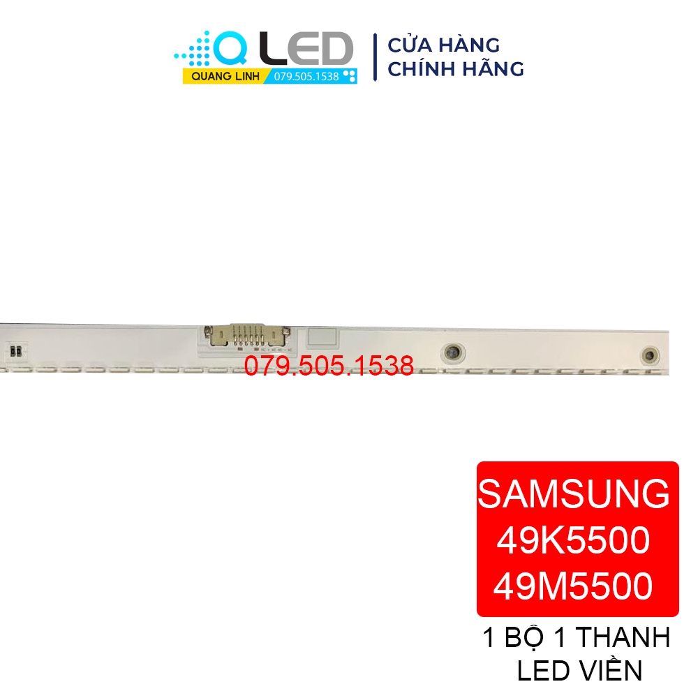 THANH LED TIVI SAMSUNG 49K5000 49k5500 49M5500 HÀNG MỚI 100%  1 MÁY 1 THANH 64 BÓNG 3V, DÀI 59,6cm