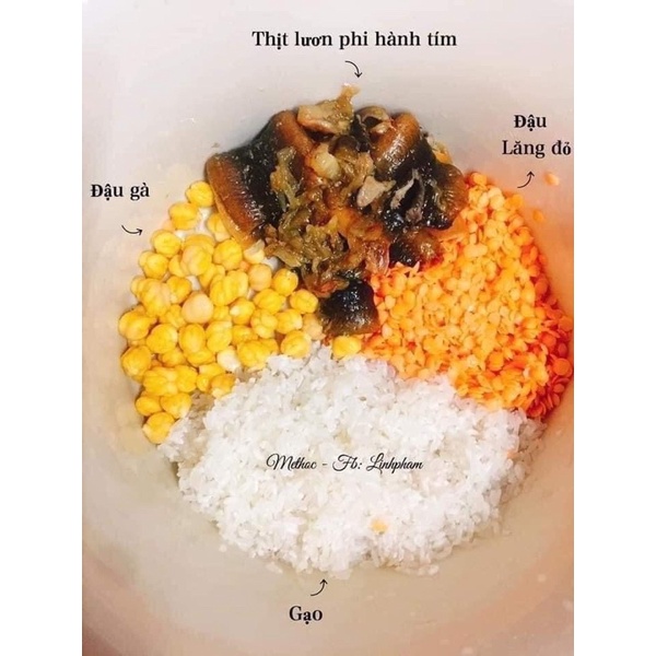 Hạt quinoa, đậu lăng, đậu gà hữu cơ nấu cháo cho bé tách lẻ 100gr