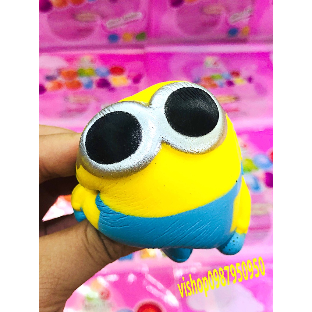 Squishy Lớn JUMBO Hình minion nhắm Đồ Chơi Xốp Giảm Stress Hình mềm mịn dễ Thương đàn hồi Cho Bé