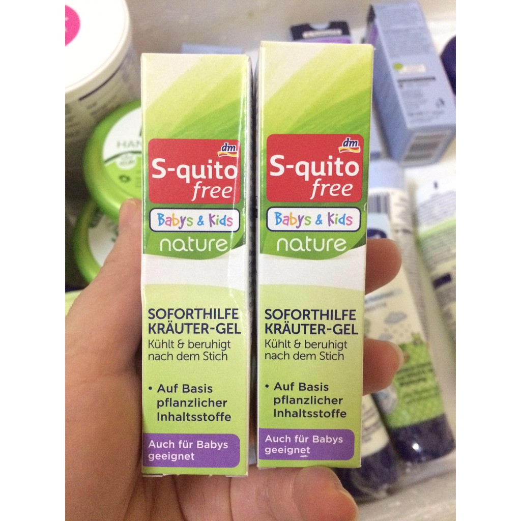 Gel bôi muỗi đốt và côn trùng cắn của S-quito