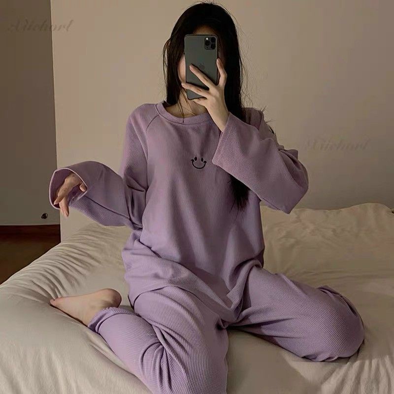 Bộ Ngủ Ở Nhà Smile Đáng Yêu