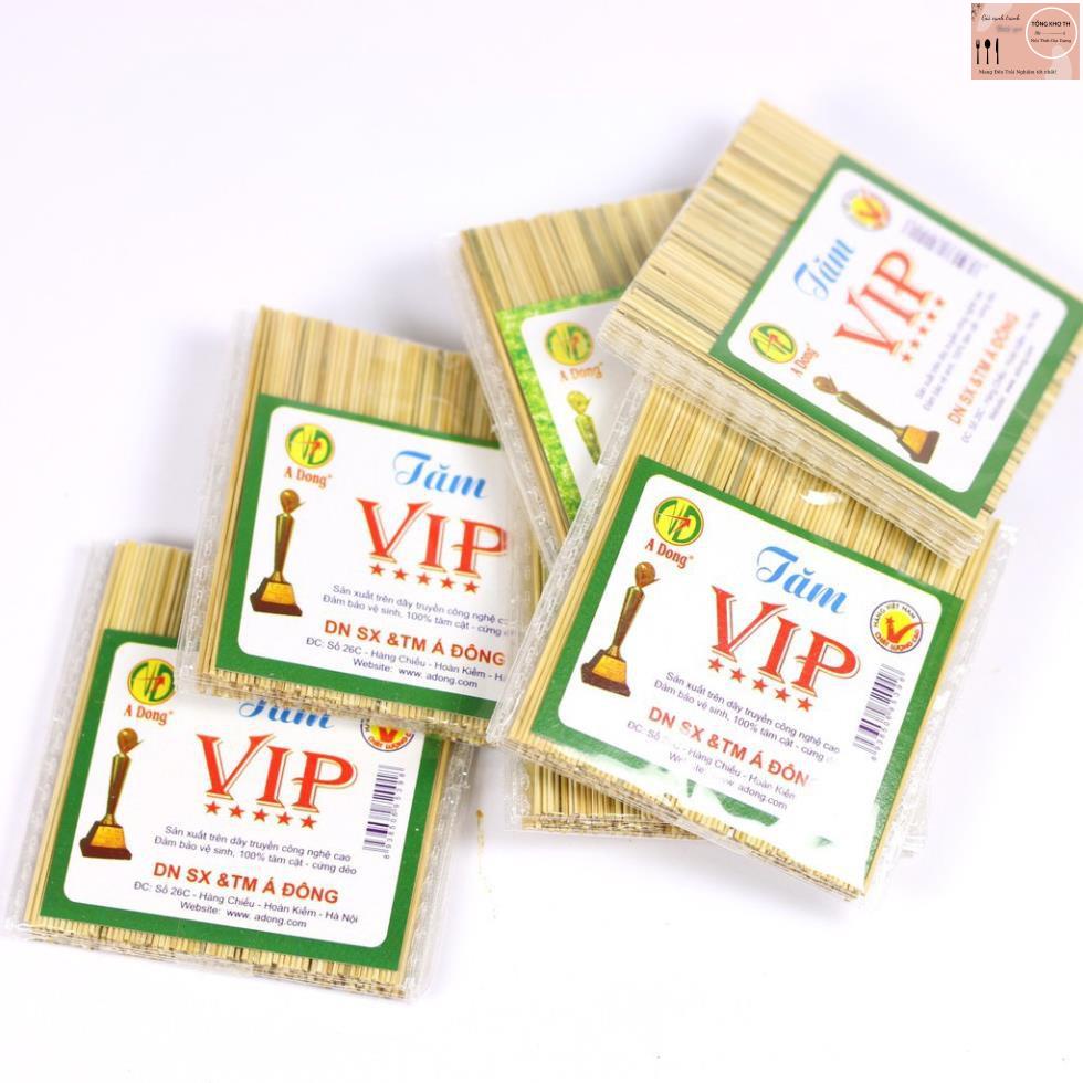 5 gói tăm Vip loại tốt sang trọng, Tăm tre loại tốt 1 vỉ 5 gói hàng chất lượng cao
